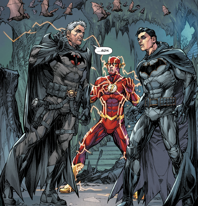 Illustration for article titled Batman and Flash's Big Watchmen Mystery Just Took One Hell of a Turn